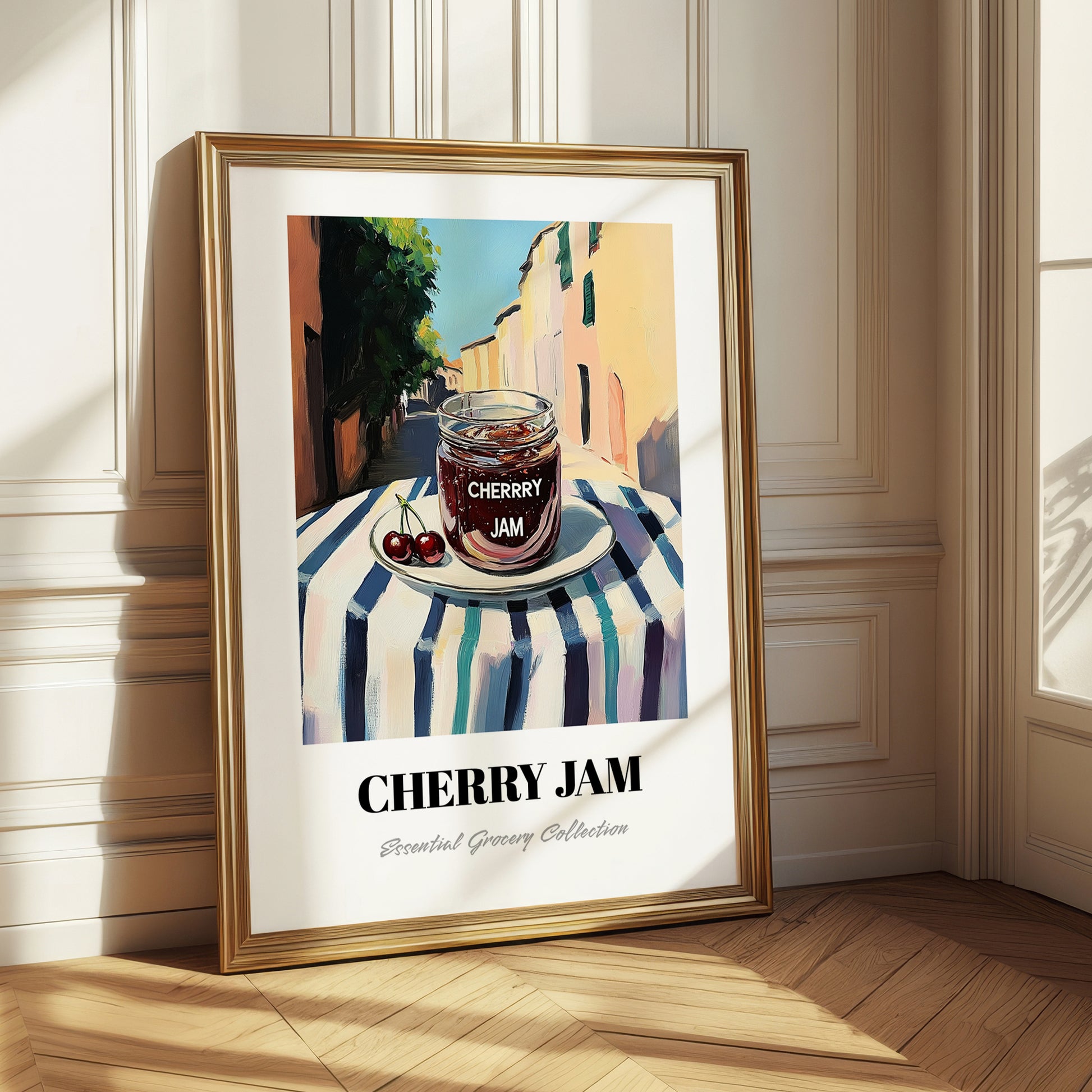 Cherry Jam – Italian Café on the Corner, Jam Painting