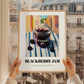Blackberry Jam – Italian Urban Café Scene, Jam Print, styled in a charming Paris street view