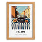 Fig Jam – Italian Café on the Corner, Jam Wall Decor, set in oak frame