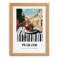 Pear Jam – Italian Urban Café Scene, Jam Still Life, set in oak frame