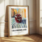 Cranberry Jam – Italian Street Café Scene, Jam Painting