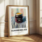 Elderberry Jam – on Striped Tablecloth, Jam Poster