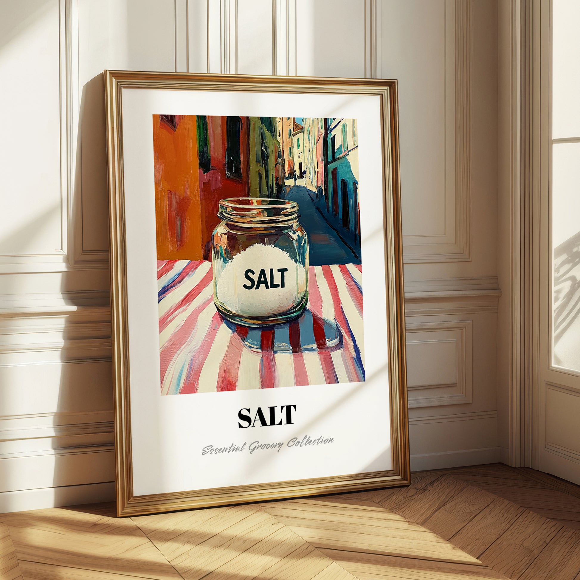 Salt – Italian Outdoor Café Scene, Spices Still Life