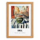 Dill – Italian Café on the Corner, Spices Poster, set in oak frame