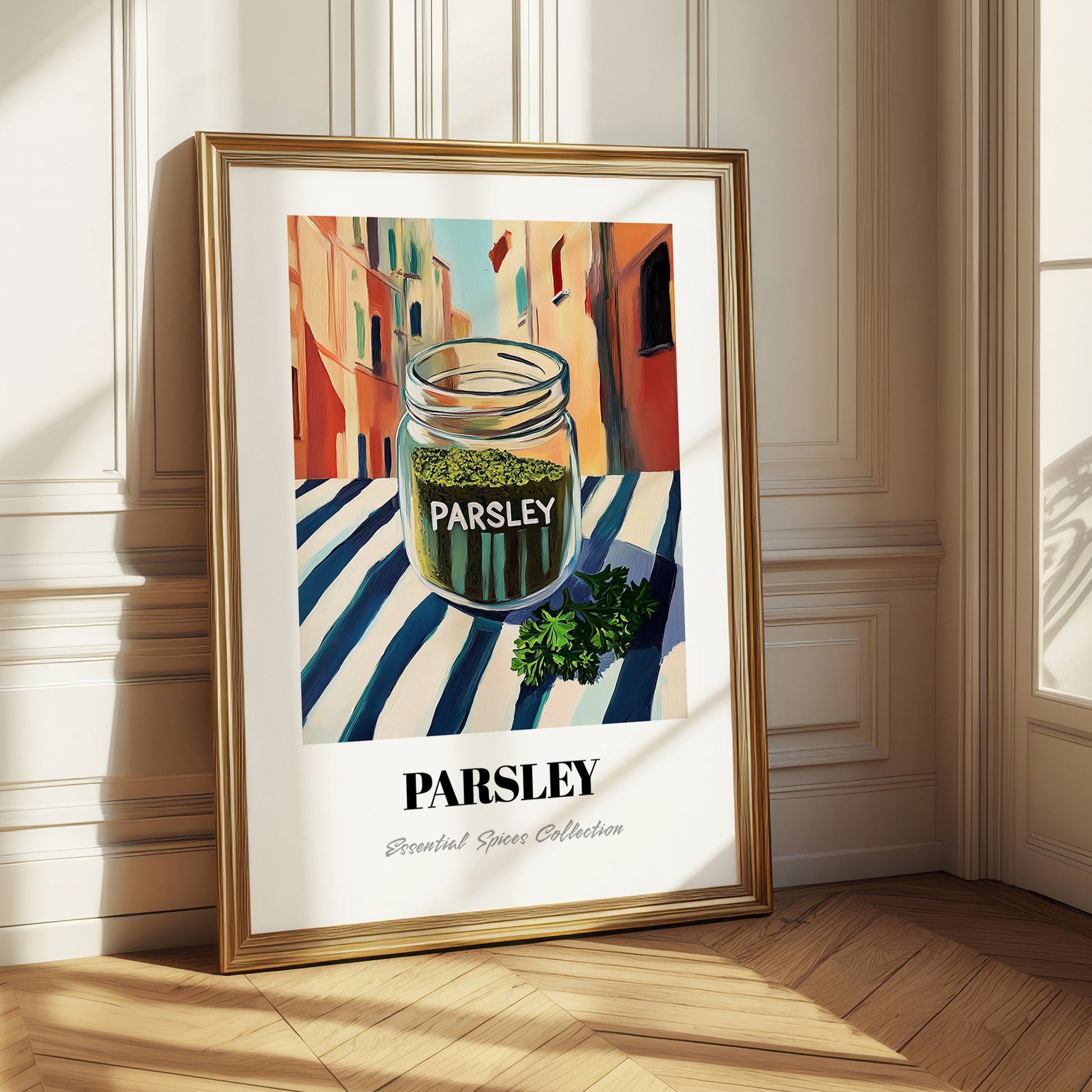Parsley – Italian Street Café Scene, Spices Poster