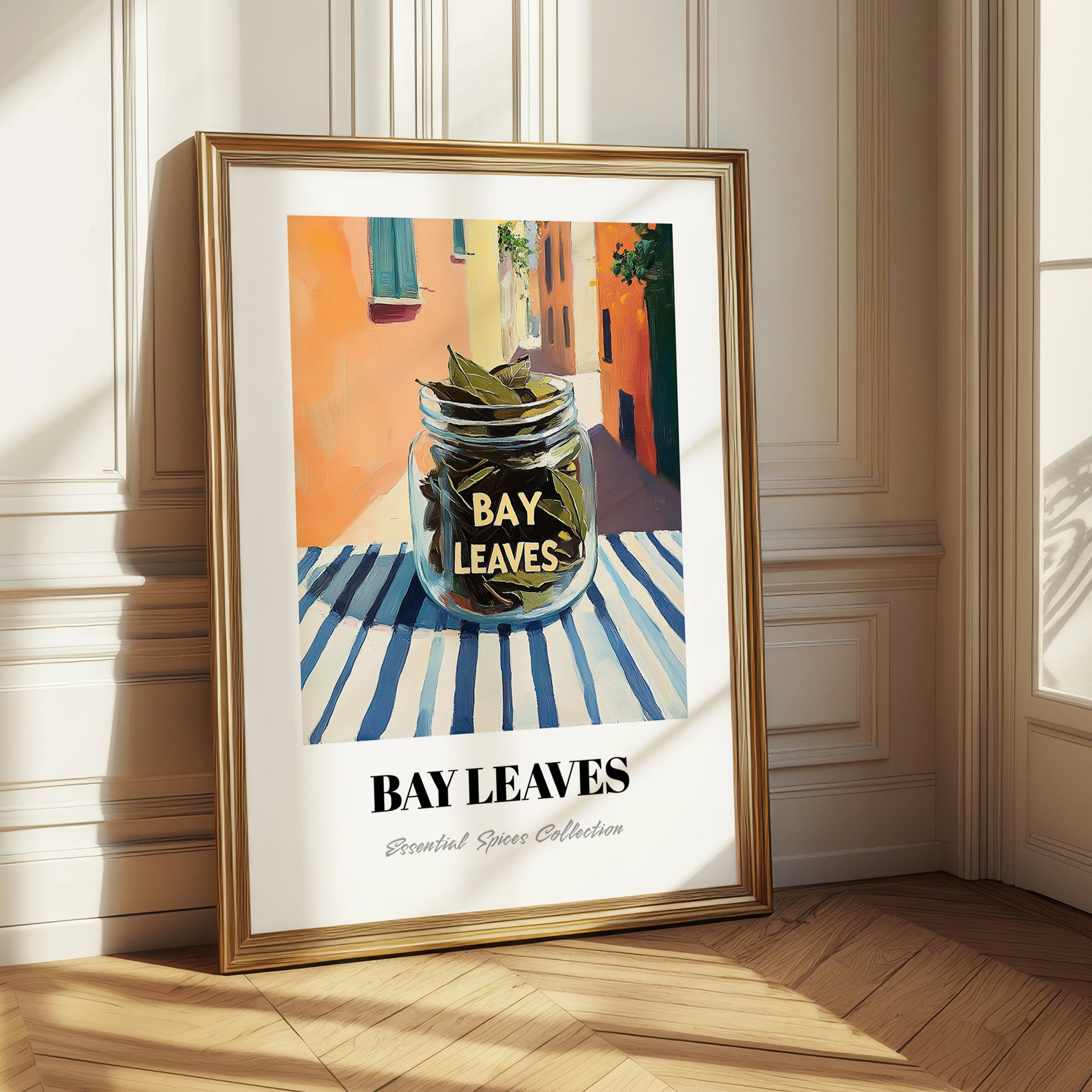 Bay Leaves – Italian Café on the Corner, Spices Illustration