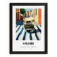 Savory – Italian Café on the Corner, Spices Wall Decor, in sleek black frame