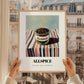 Allspice – on Striped Tablecloth, Spices Painting, styled in a charming Paris street view