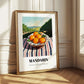 Mandarin – Green Valley Landscape, Fruit Print