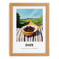Date – Green Valley Landscape, Fruit Wall Decor, set in oak frame
