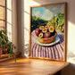 Passion Fruit – Green Valley Landscape, Fruit Print, clean layout with no caption