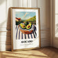 Avocado – Valley Café Scene, Vegetable Poster