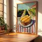 Corn – Green Valley Landscape, Vegetable Still Life, clean layout with no caption