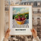 Beetroot – Valley Café Scene, Vegetable Still Life, styled in a charming Paris street view