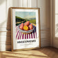 Sweet Potato – Valley Café Scene, Vegetable Wall Decor