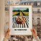 Mushrooms – Green Valley Landscape, Vegetable Painting, styled in a charming Paris street view