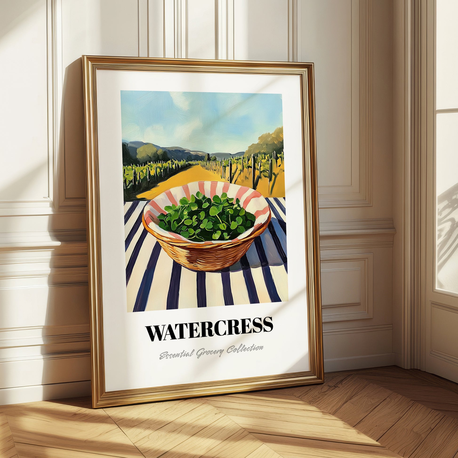 Watercress – Green Valley Landscape, Vegetable Wall Decor