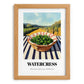 Watercress – Green Valley Landscape, Vegetable Wall Decor, set in oak frame