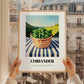 Coriander – Green Valley Landscape, Fresh Herbs Wall Decor, styled in a charming Paris street view