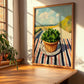 Parsley – Valley Café Scene, Fresh Herbs Painting, clean layout with no caption