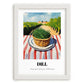 Dill – Valley Café Scene, Fresh Herbs Illustration, placed in minimal white frame