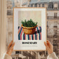 Rosemary – on Striped Tablecloth, Fresh Herbs Print, styled in a charming Paris street view