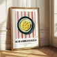 Scrambled Eggs – on Striped Tablecloth, American Food Poster