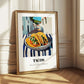 Tacos – White village Outdoor Café Scene, Mexican Food Painting