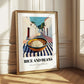 Rice And Beans – White village Outdoor Café Scene, Latin Food Illustration