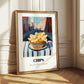 Chips – New York Urban Café Scene, American Food Still Life