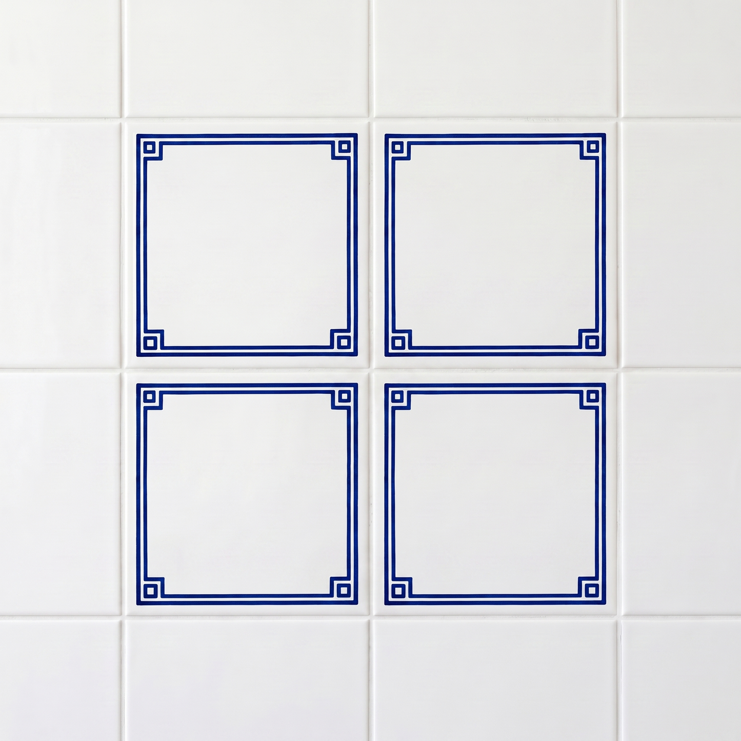 Set of 4 Greek Pattern-Only Tiles · Save 65%