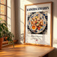 Kaiserschmarrn – Austrian Dessert Dish, Bistro Poster, no-text version framed in wood