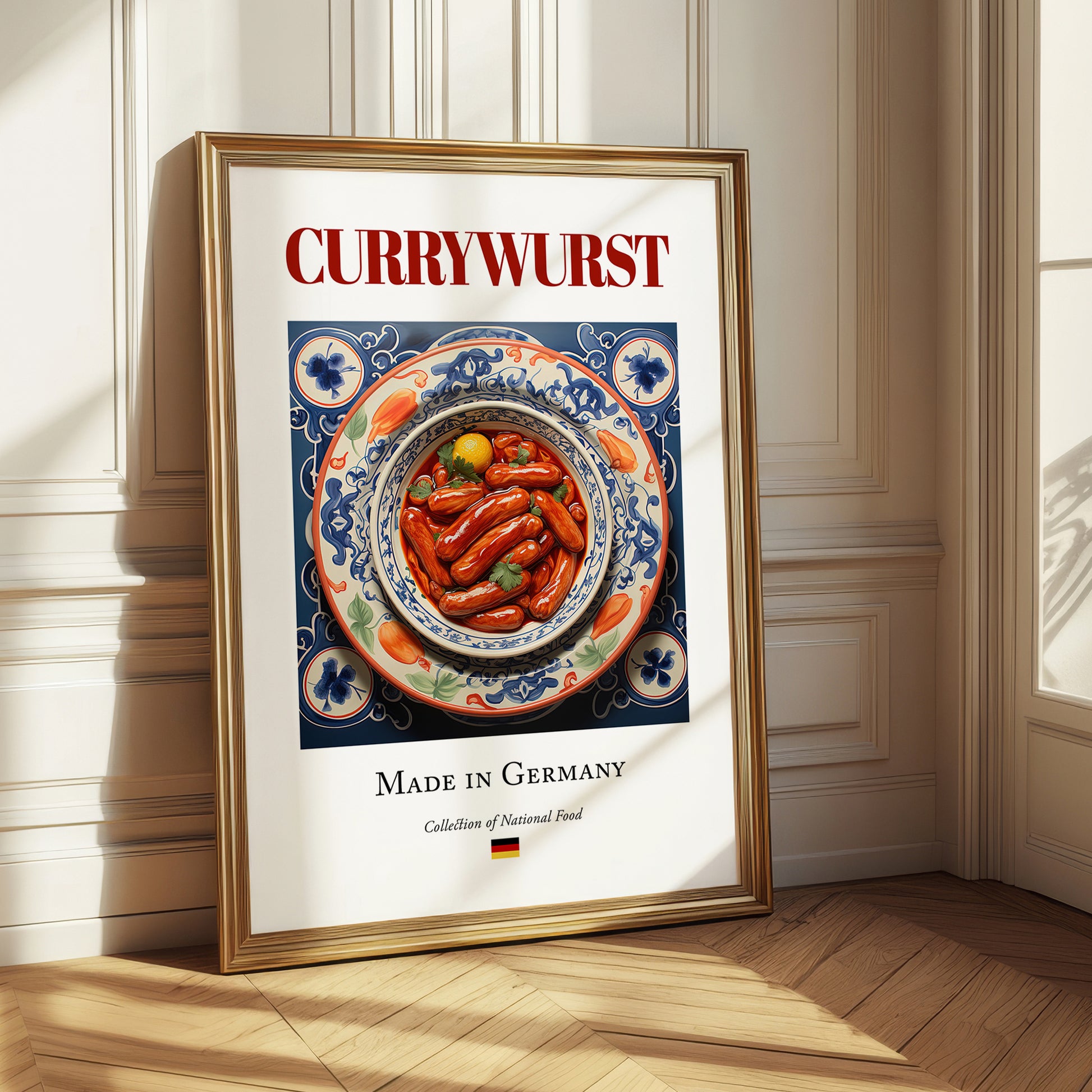 Currywurst – German Meat Dish, Food Bar Wall Art