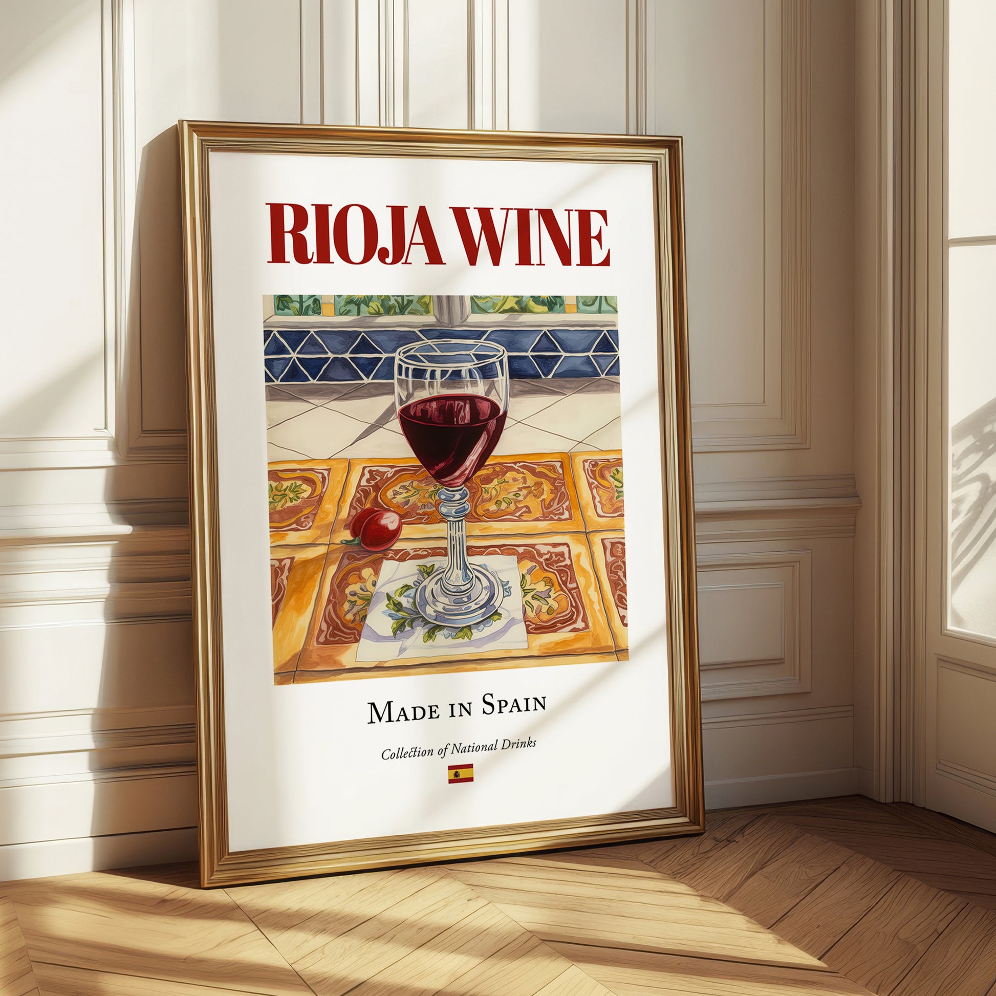 Rioja wine – Spanish Red Wine, Tasting Room Poster