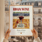 Rioja wine – Spanish Red Wine, Tasting Room Poster, styled in a charming Paris street view