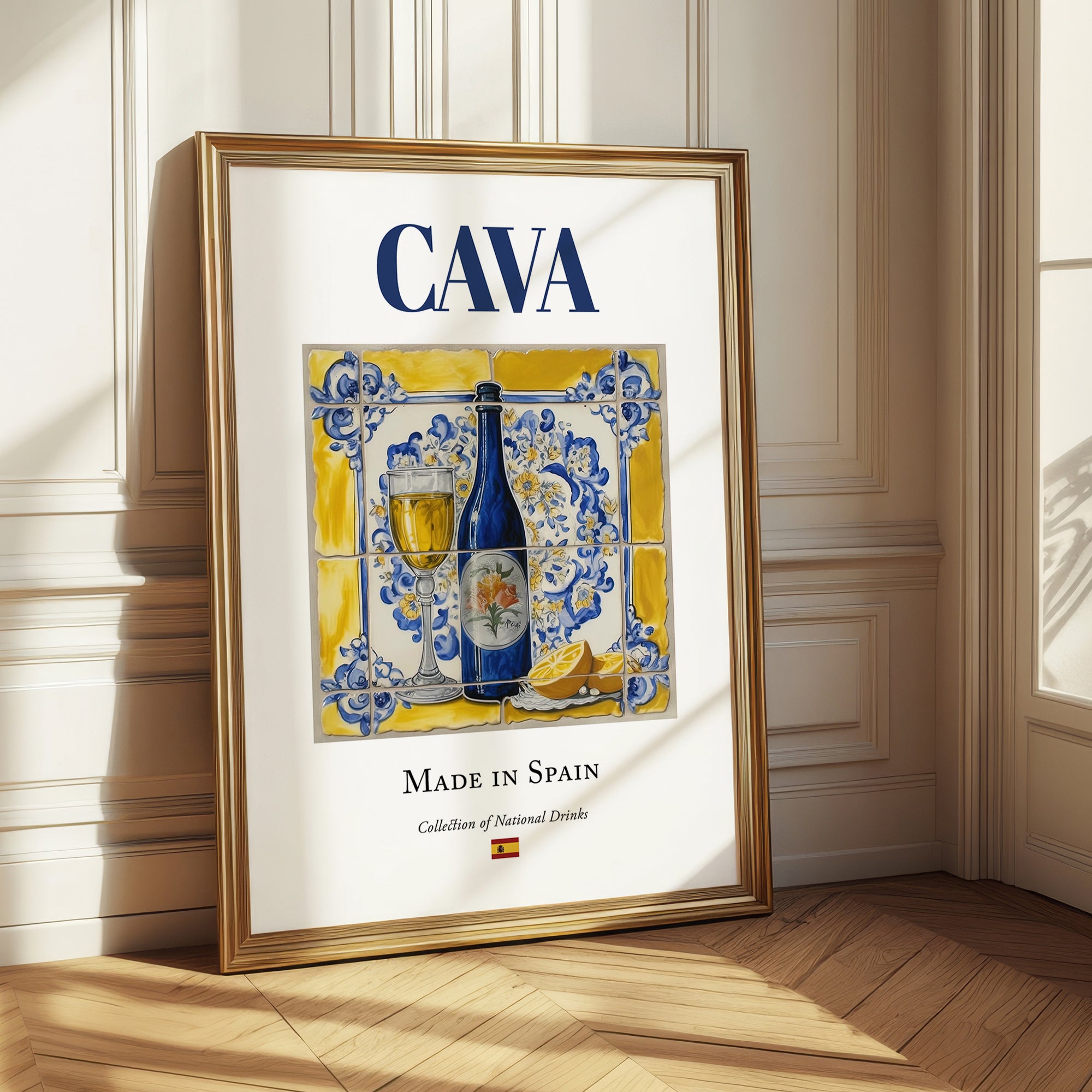 Cava – Spanish Sparkling Wine, Wine Bar Print