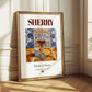 Sherry – Spanish Dessert Wine, Vinoteca Illustration