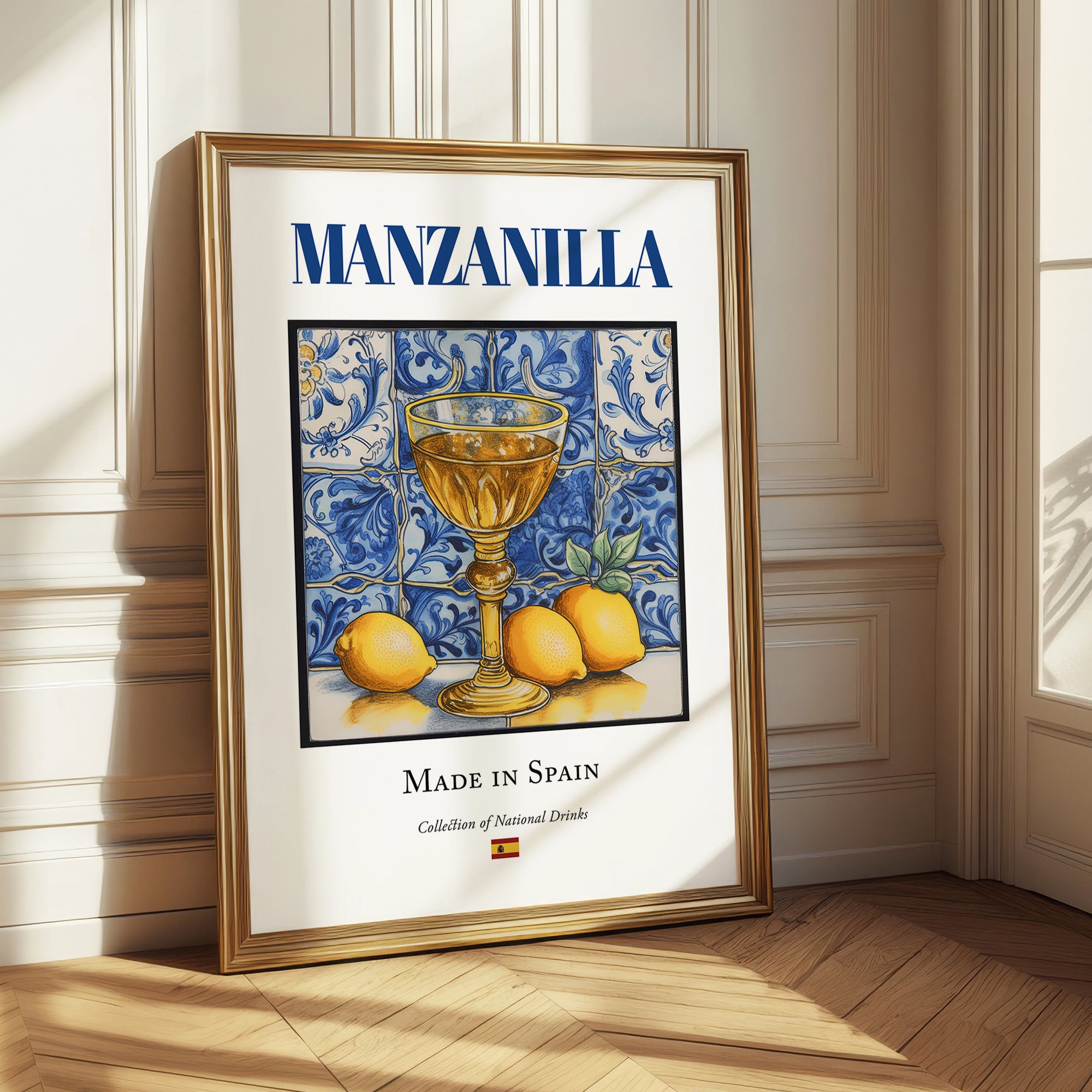 Manzanilla – Spanish Dessert Wine, Wine Bar Illustration