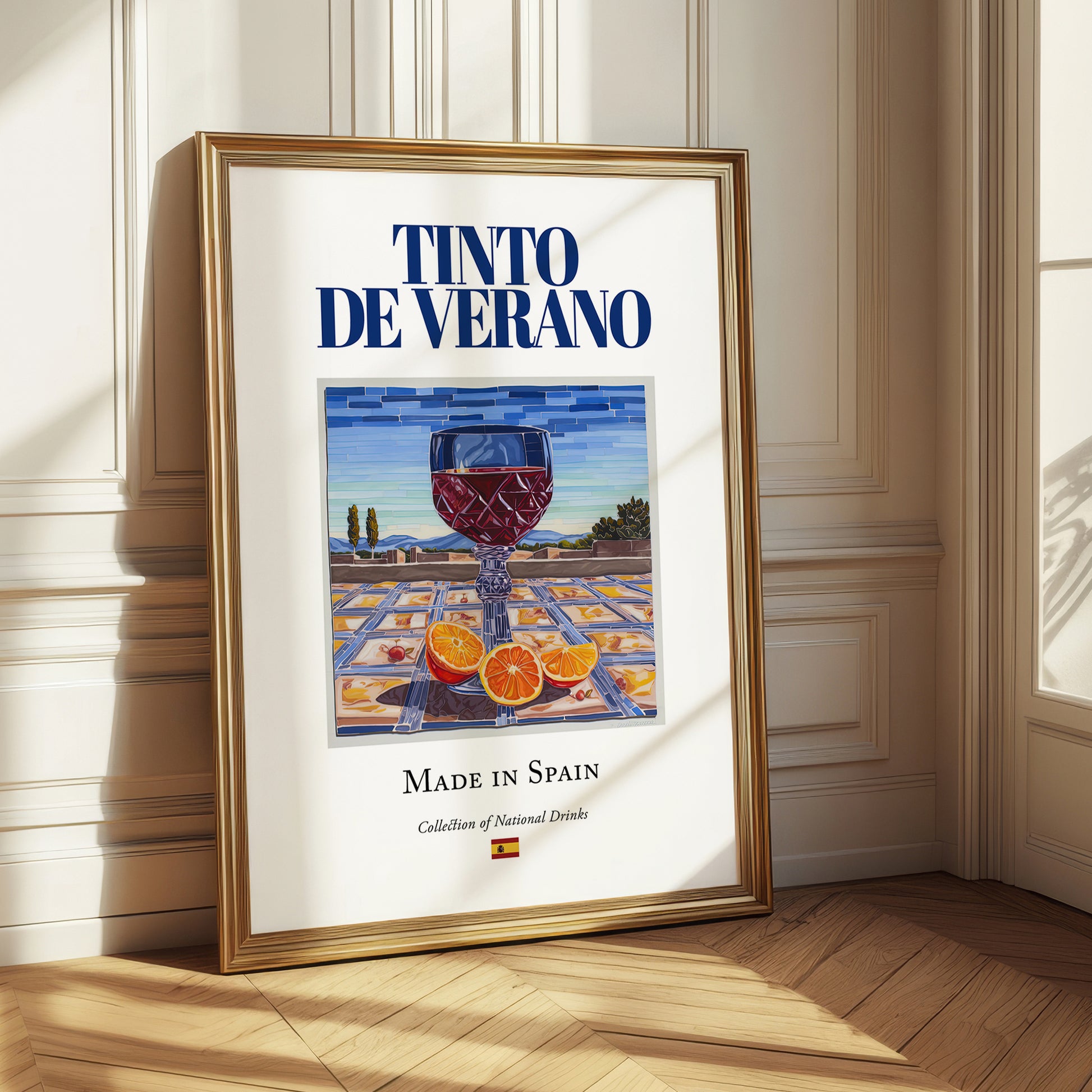 Tinto de Verano – Spanish Beverage Drink, Sky Bar Print