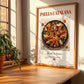 Paella Catalana – Spanish Rice Dish, Farmhouse Kitchen Art, no-text version framed in wood