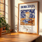 Horchata – Spanish Beverage Drink, Hotel Lobby Still Life, no-text version framed in wood