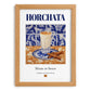 Horchata – Spanish Beverage Drink, Hotel Lobby Still Life, set in oak frame