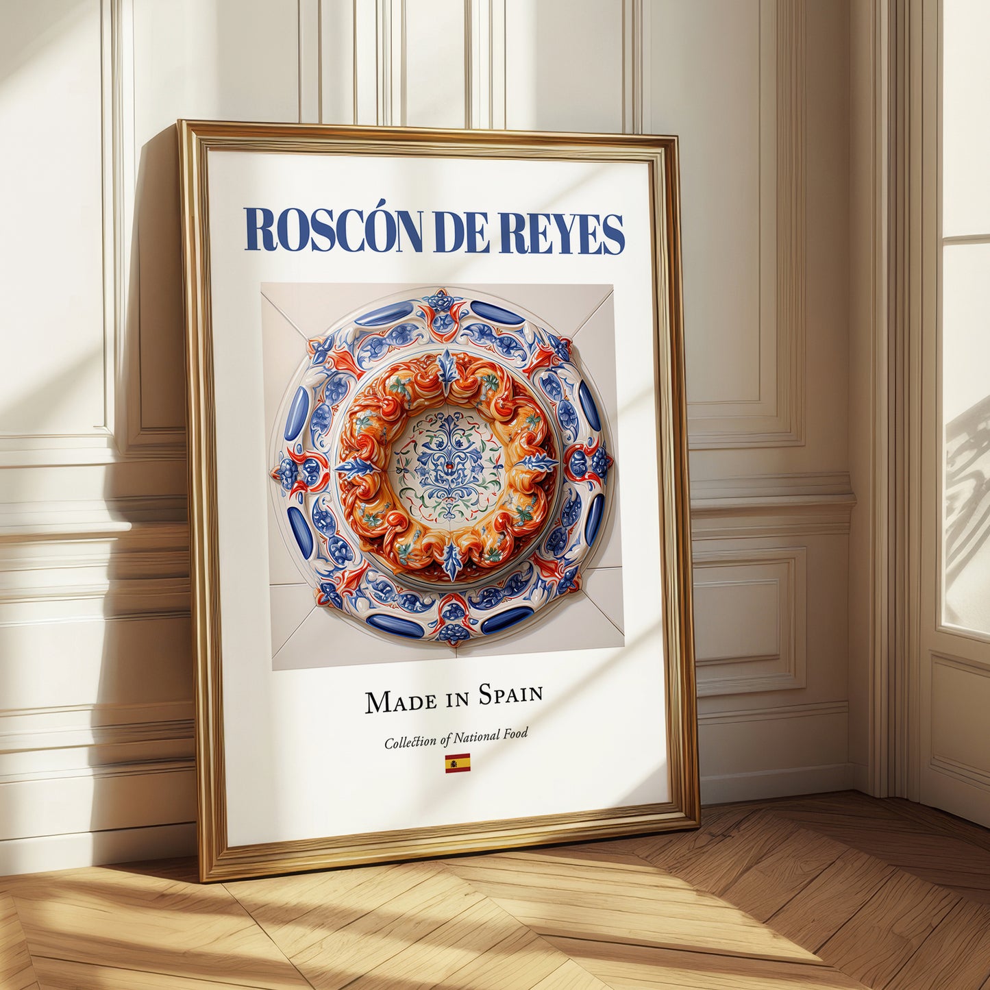 Roscón de Reyes – Spanish Dessert Dish, Brasserie Wall Art