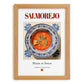 Salmorejo – Spanish Soup Dish, Bistro Still Life, set in oak frame