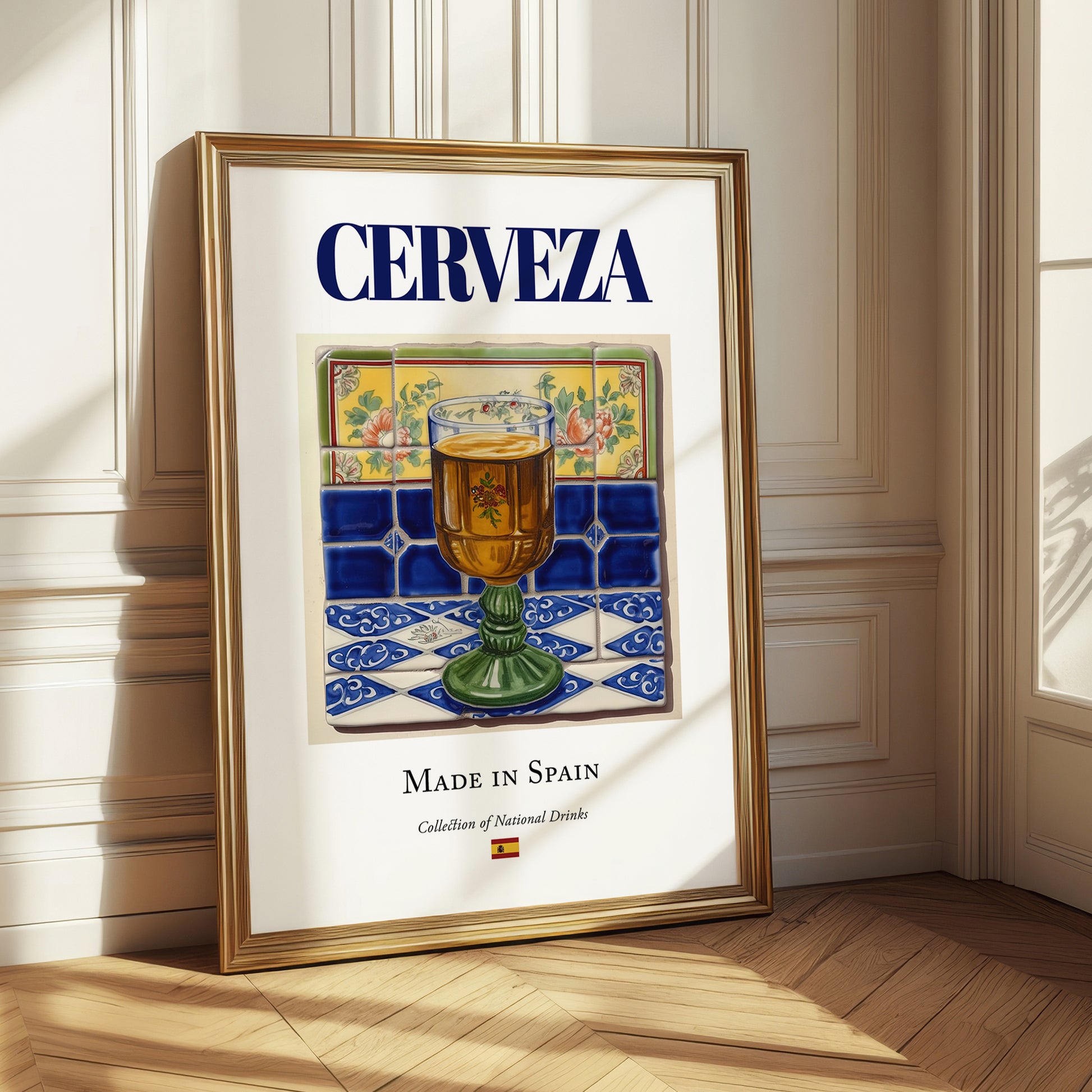 Cerveza – Spanish Beverage Drink, Rooftop Terrace Wall Art