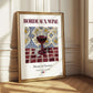 Bordeaux wine – French Red Wine, Wine Bar Wall Art