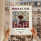Bordeaux wine – French Red Wine, Wine Bar Wall Art, styled in a charming Paris street view