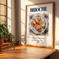 Brioche – French Bread Dish, Brasserie Still Life, no-text version framed in wood