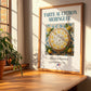 Lemon Meringue Pie – French Dessert Dish, Restaurant Poster, no-text version framed in wood