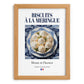 Meringue Cookies – French Dessert Dish, Tavern Art, set in oak frame